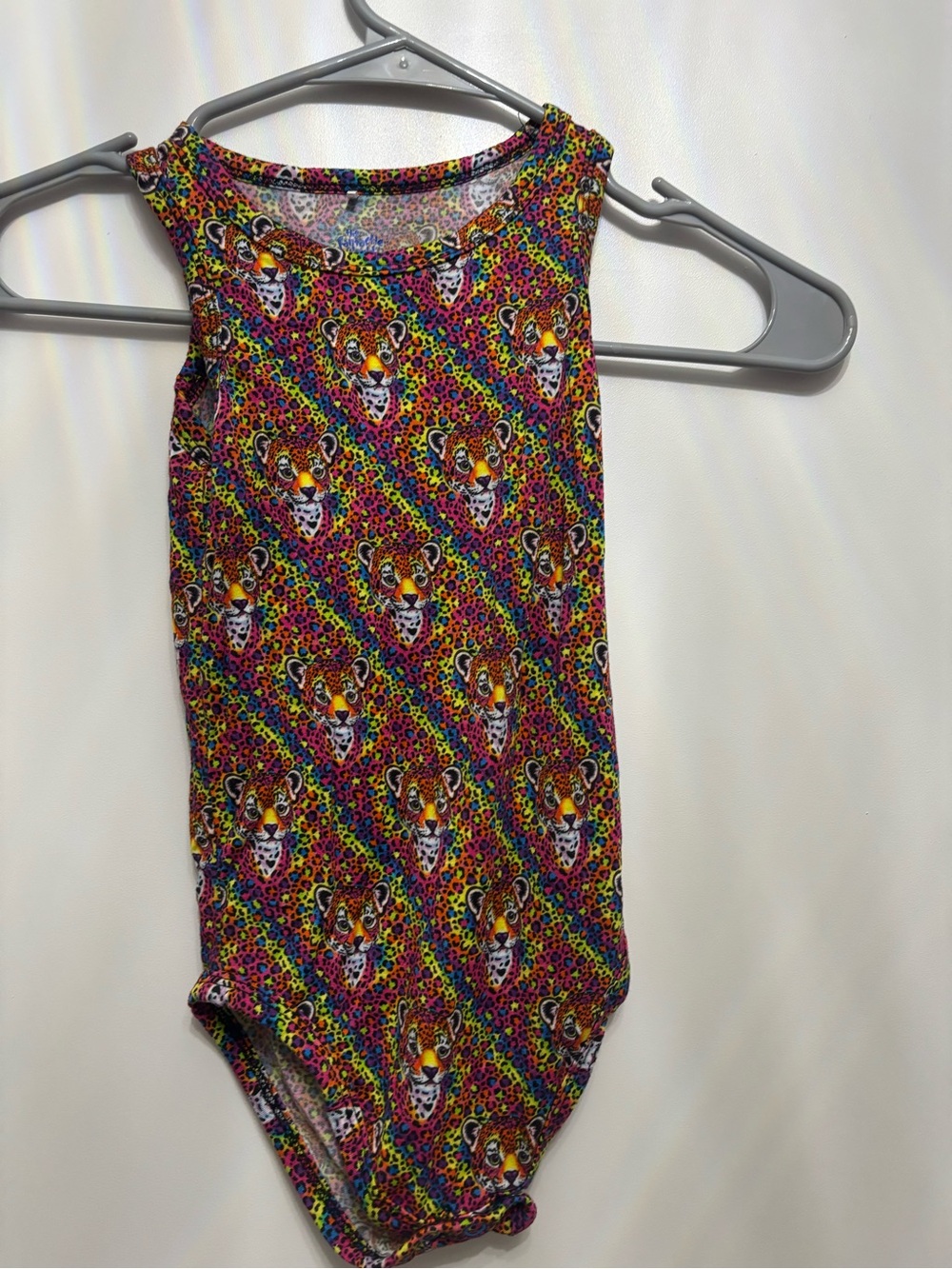 Posh peanut Lisa Frank Leopard Print One-Piece